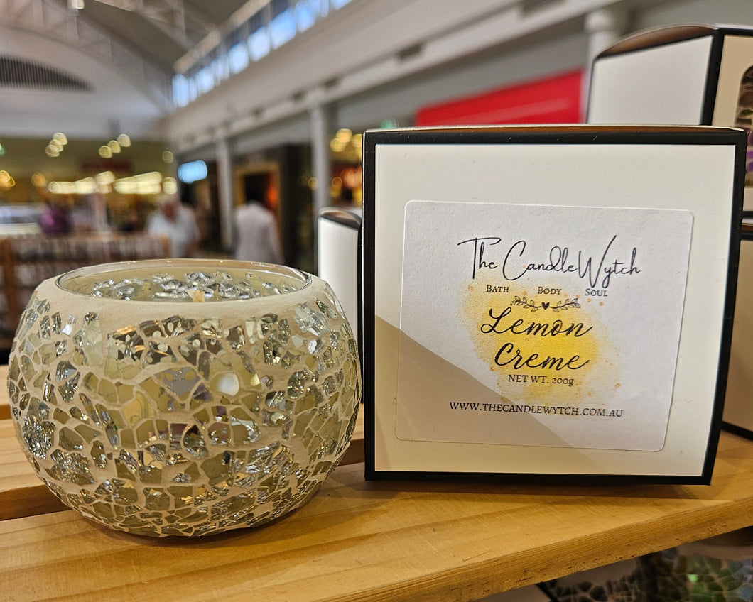 Lemon Cream ~ Mosaic Candle
