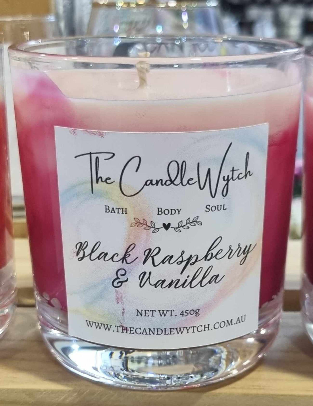 Blackberry  Raspberry & Vanilla Tie Dye Candle 400g