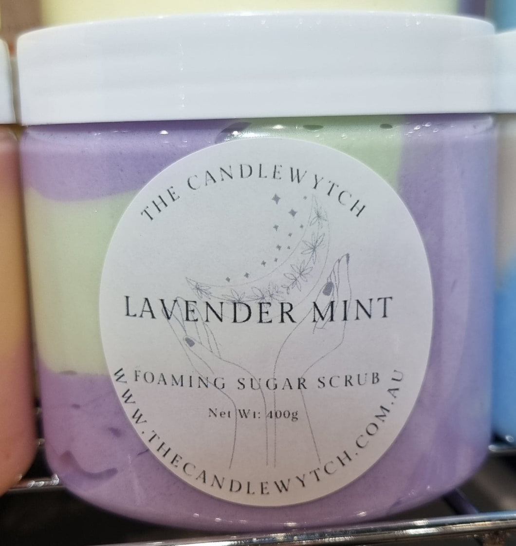 Lavender & Mint ~ Foaming Sugar Scrub