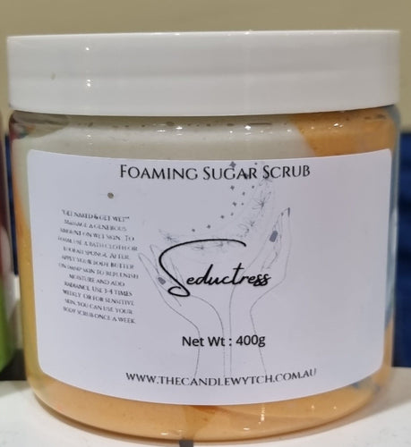 Seductress Foaming Sugar Scrub